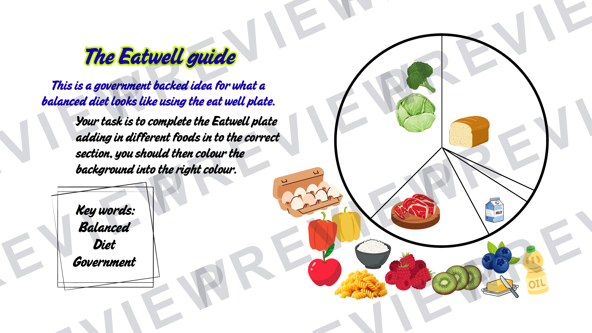 KS2 mini chef project booklet  preview page 4