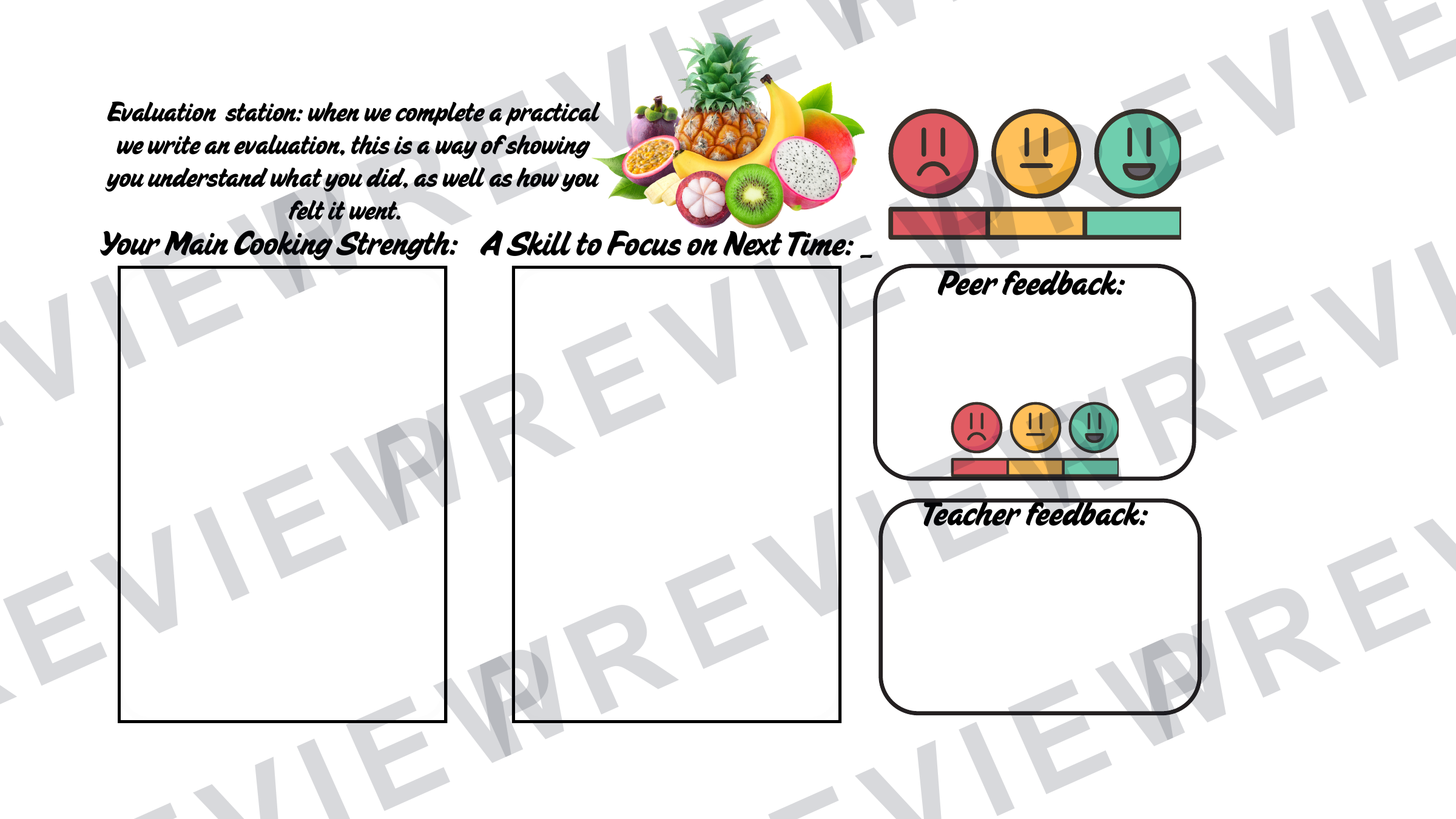 KS2 mini chef project booklet  preview page 11