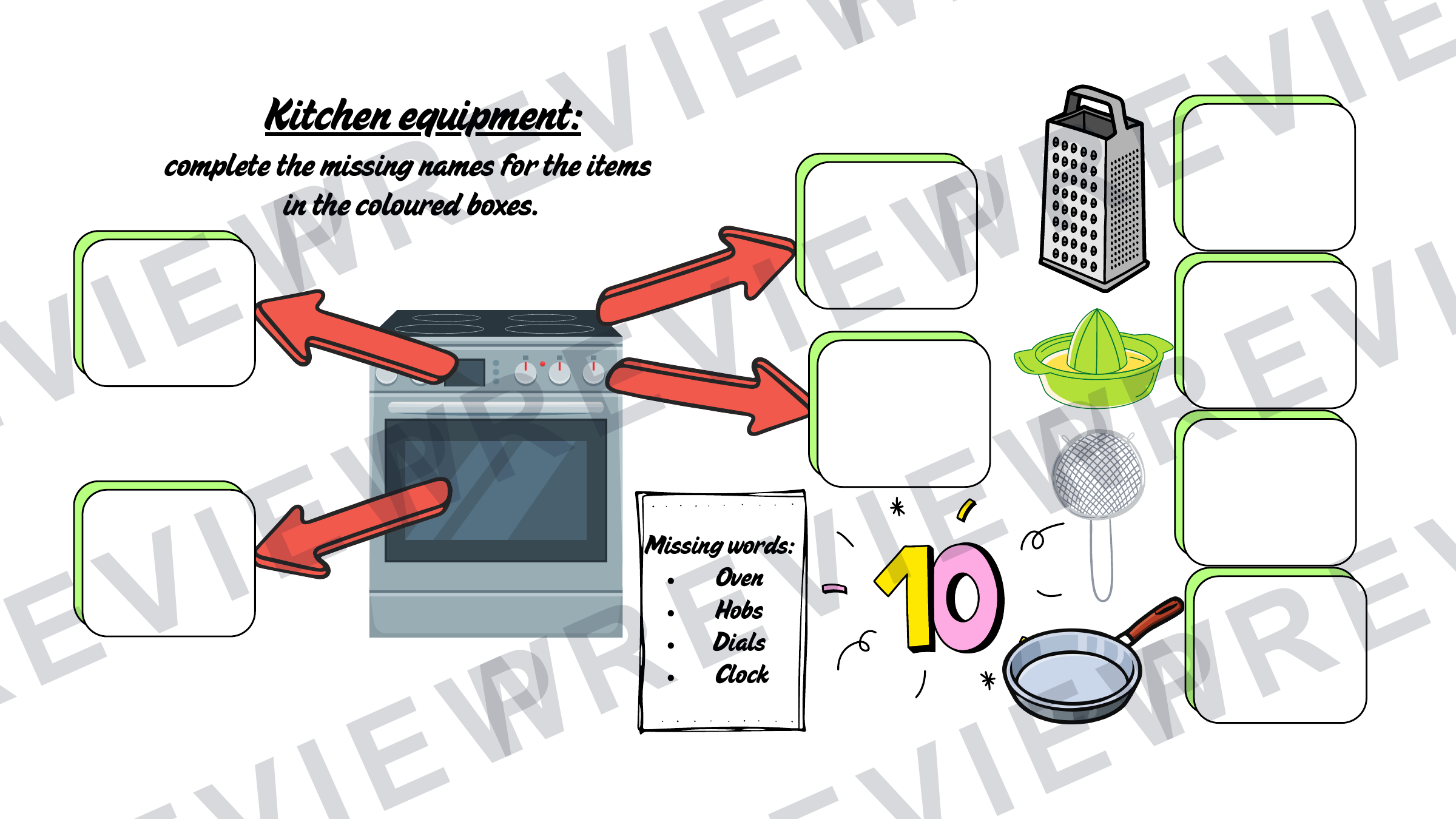 KS2 mini chef project booklet  preview page 13