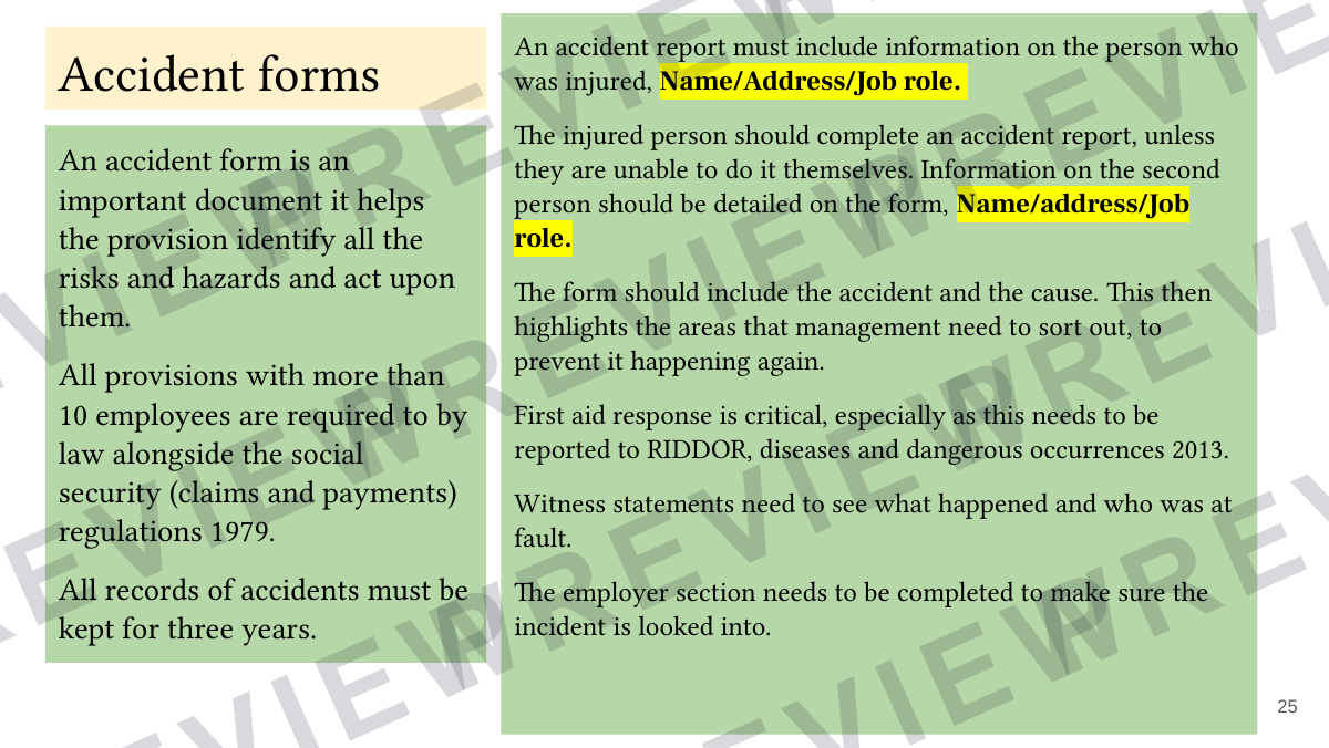 Hospitality and catering lesson 5 - 7  preview page 25