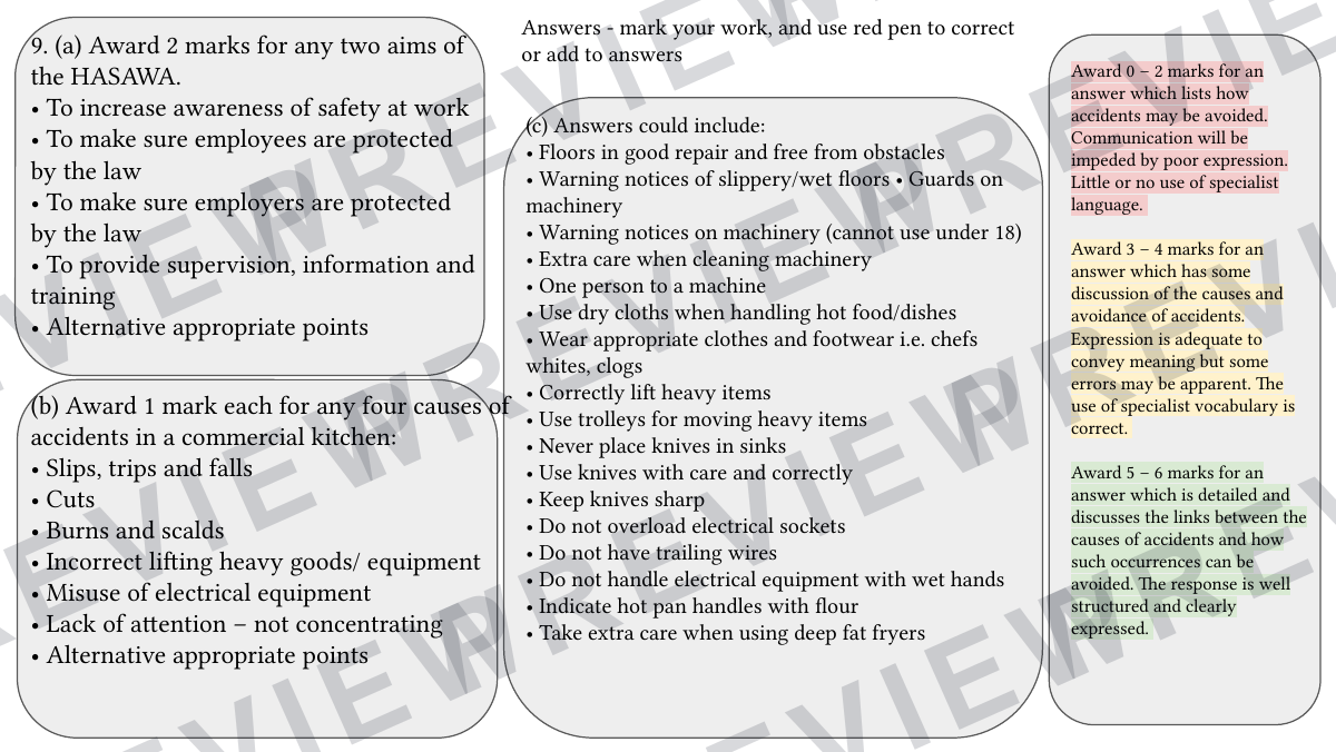 Hospitality and catering lesson 5 - 7  preview page 29