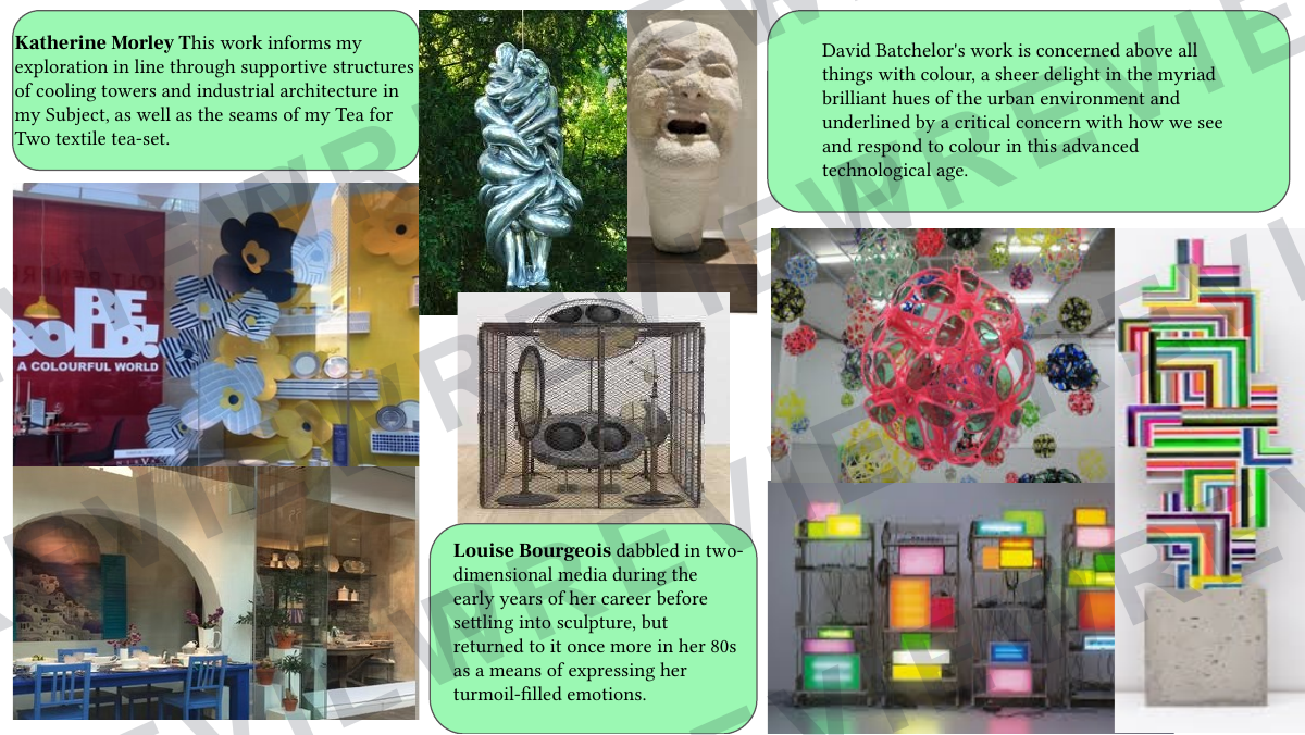 GCSE 3D art and design influence file condensed  preview page 5